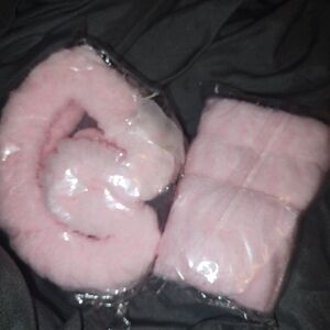 Pink Spa Headband & Wristbands NIP